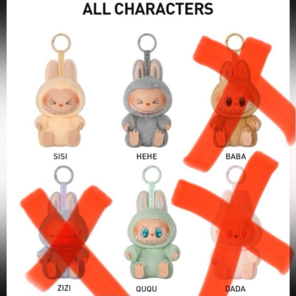 AUTHENTIC Labubu Have a Seat Series - Vinyl Face Pendant Blind Box